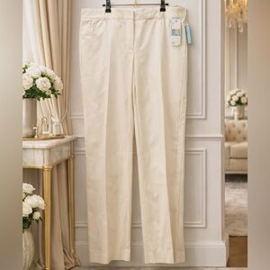 NWT Anne Klein 16 Cream Women's Trousers
